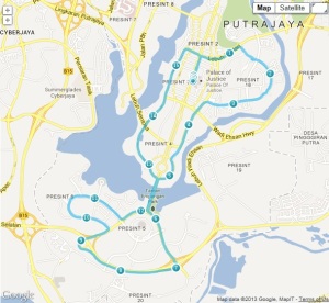 The Mizuno 16K route